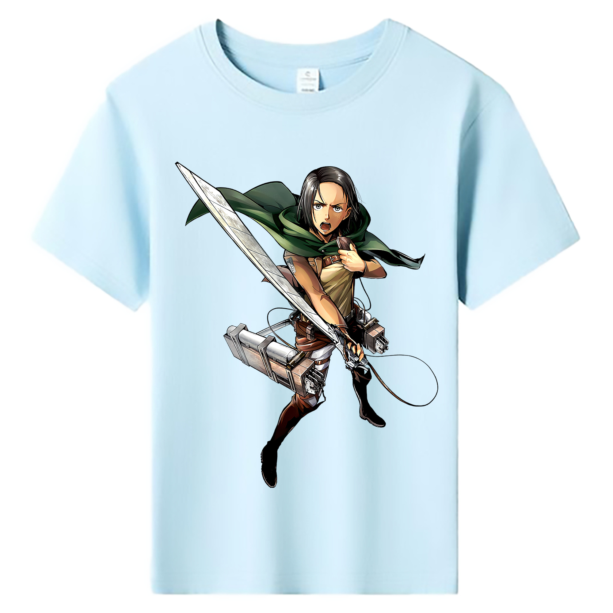 （画像用） 進撃の巨人 Attack on Titan 綿100％キッズTシャツ（フロントプリント）